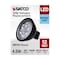 Satco 4.5 Watt MR16 LED - Black Finish - 5000K - GU5.3 Base - 360 Lumens - 12 Volt - Hologen S11397 - alternate 3